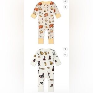 BNWT Monica & Andy One-Piece Forest Animals Dog Coveralls, NWOT Matching Blanket